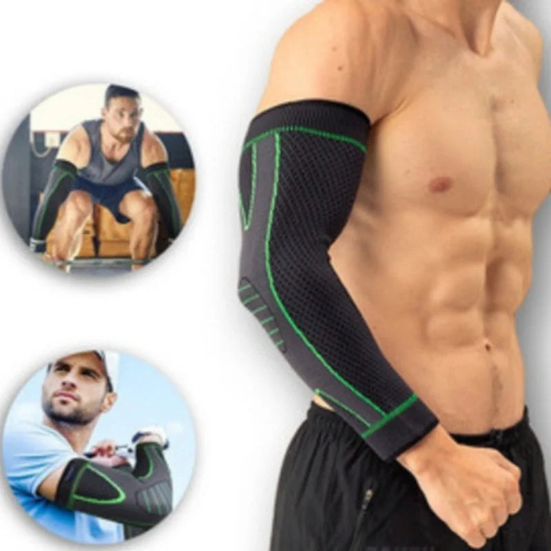 homem-praticando-exercicio-com-cotoveleira-ortopedica-powergrip