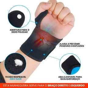 infografico-da-munhequeira-vestida-na-mao-com-setas-e-icones-explicativos-sobre-a-compressao-terapeutica